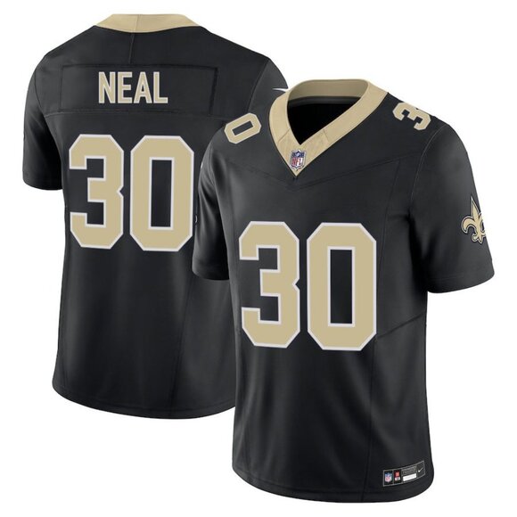 Mens YouthsKids Devin Neal Black Vapor Stitched Jersey